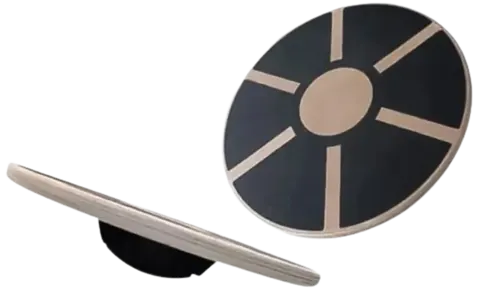French Fitness Anti-Slip Wooden Balance Board w/360 Degree Rotation (New)