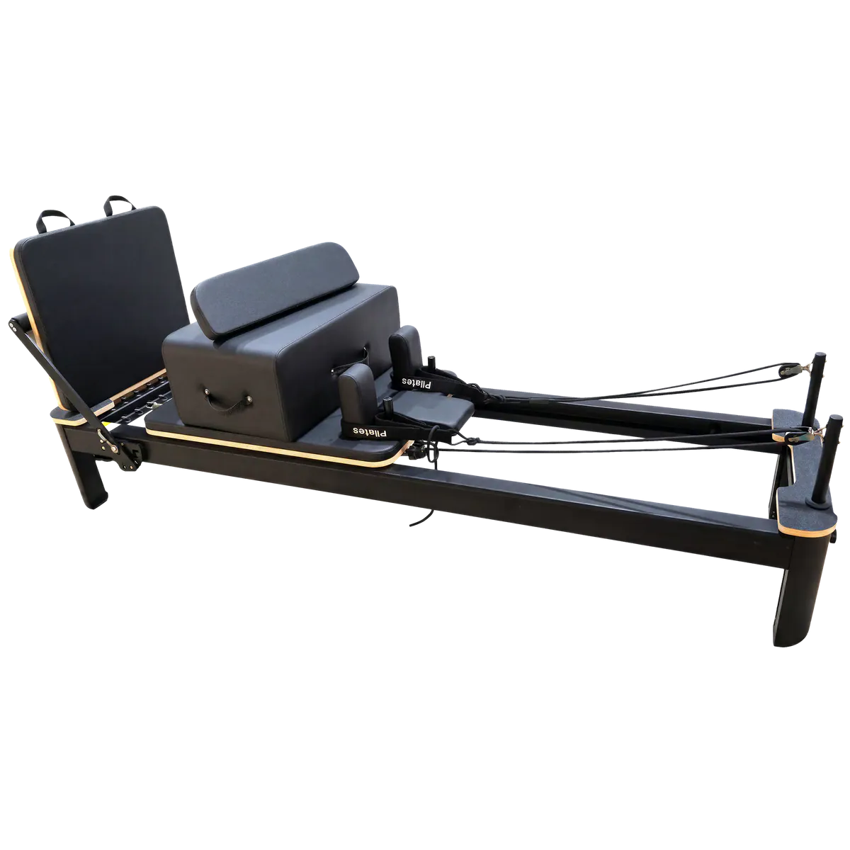 French Fitness Black Pilates Reformer (New)