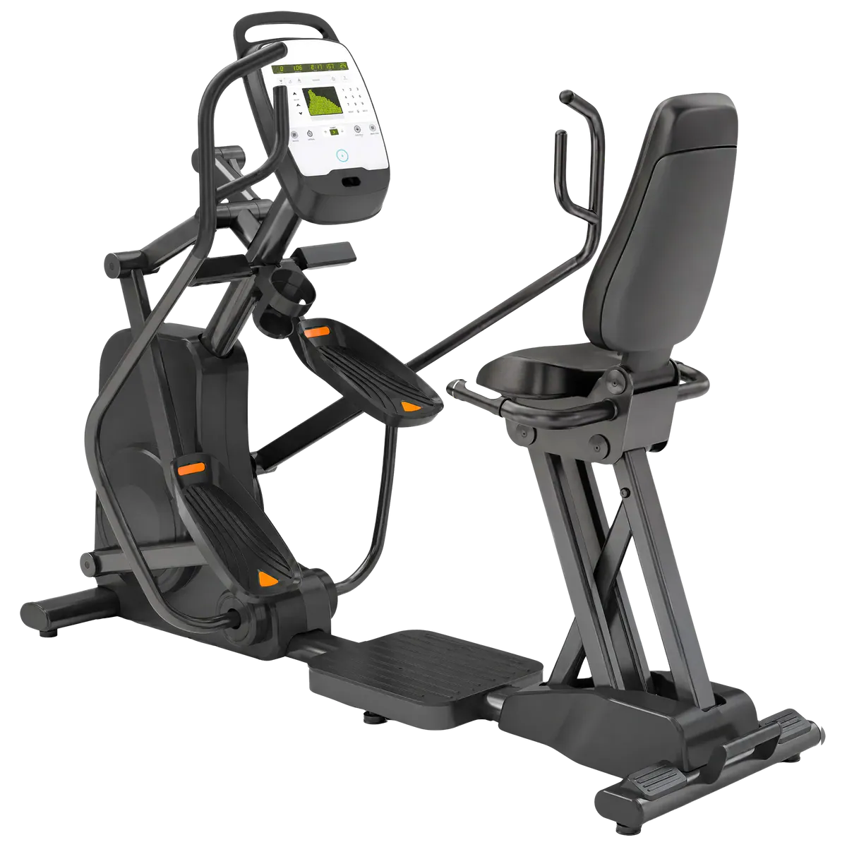 French Fitness SE400 Recumbent Seated Elliptical w/LED Console (New)
