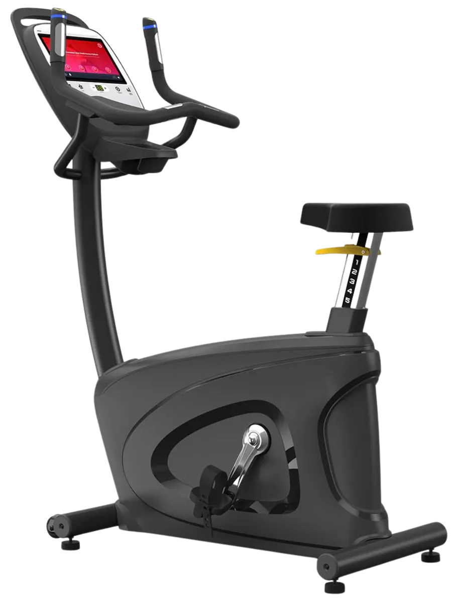 French Fitness UB420T Commercial Upright Bike w/10" Touch Console (New)