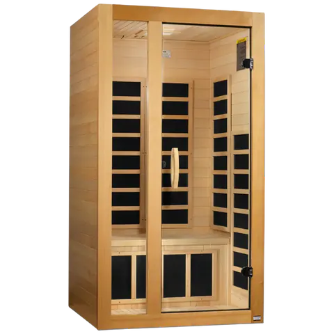 GoldenDesign DYN-6119-01 Elite Dynamic "Gracia" 1-2 Person Ultra Low EMF FAR IR Sauna (New)