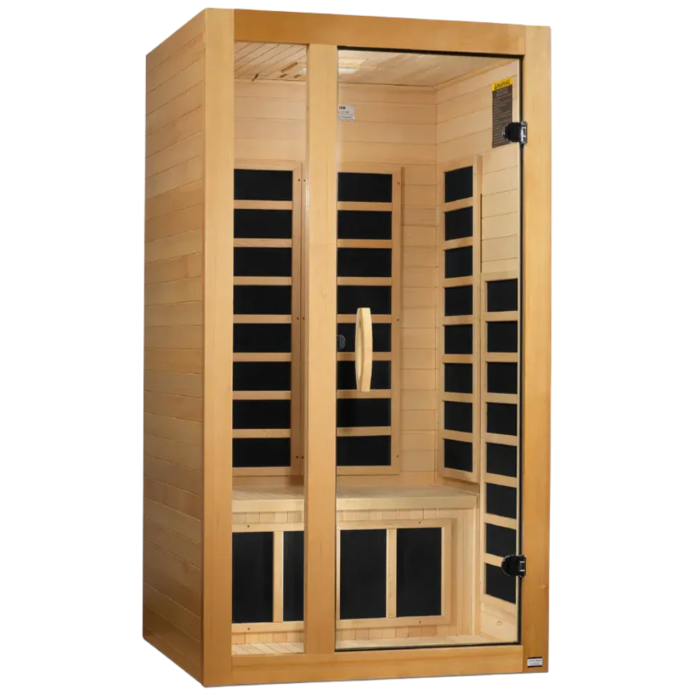 GoldenDesign DYN-6119-01 Elite Dynamic "Gracia" 1-2 Person Ultra Low EMF FAR IR Sauna (New)