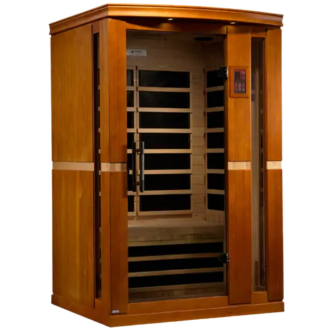 GoldenDesign DYN-6220-01 Elite Dynamic "Vittoria" 2 Person Ultra Low EMF Far IR Sauna (New)