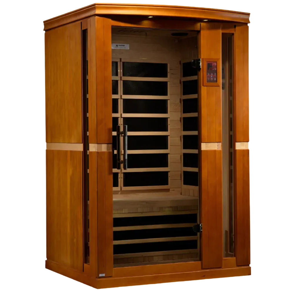 GoldenDesign DYN-6220-01 Elite Dynamic "Vittoria" 2 Person Ultra Low EMF Far IR Sauna (New)