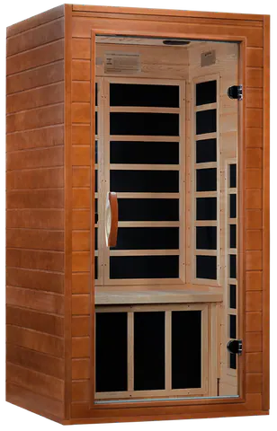 GoldenDesigns DYN-6103-01 Elite Dynamic Avila Elite 1-2-person Ultra Low EMF FAR Infrared Sauna (New)