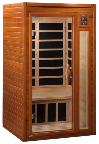 GoldenDesigns DYN-6106-01 Elite Dynamic Barcelona Elite 1-2 Person Ultra Low EMF Far Infrared Sauna (New)