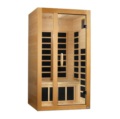 GoldenDesigns DYN-6119-01 Gracia 1-2 Person Low EMF FAR Infrared Sauna (New)