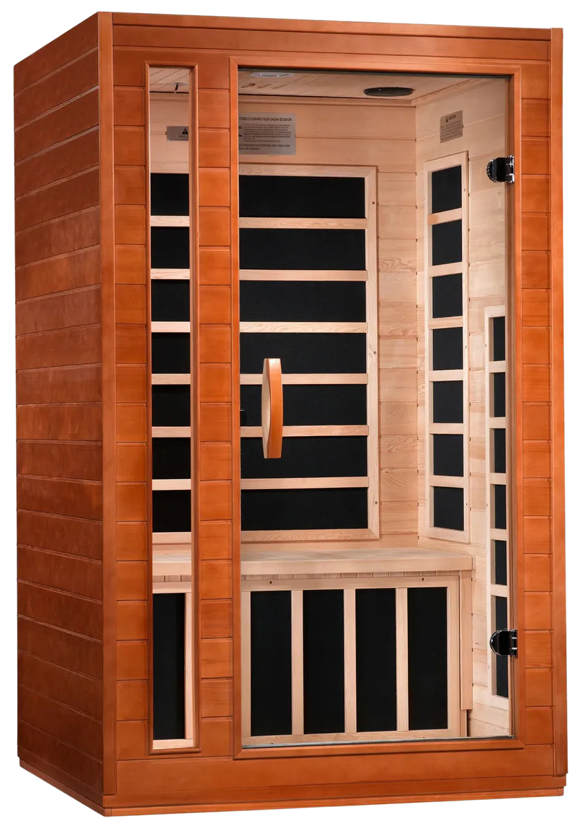 GoldenDesigns DYN-6203-01 Dynamic Cordoba 2-person Low EMF FAR Infrared Sauna (New)
