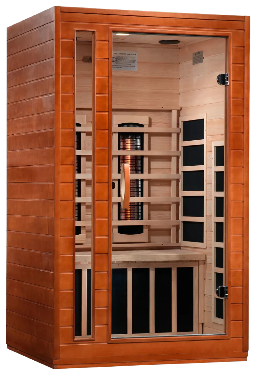 GoldenDesigns DYN-6203-02 FS Dynamic Cardoba 2-Person Full Spectrum Near Zero EMF FAR Infrared Sauna (New)