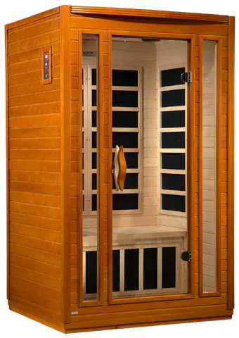 GoldenDesigns DYN-6206-01 Elite Dynamic San Marino Elite 2-person Ultra Low EMF FAR Infrared Sauna (New)