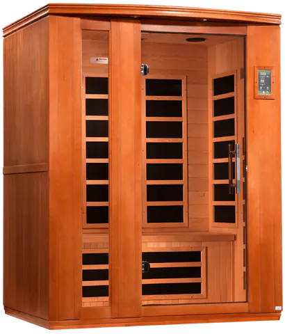 GoldenDesigns DYN-6336-02 Dynamic Lugano Low EMF Far Infrared Sauna (New)