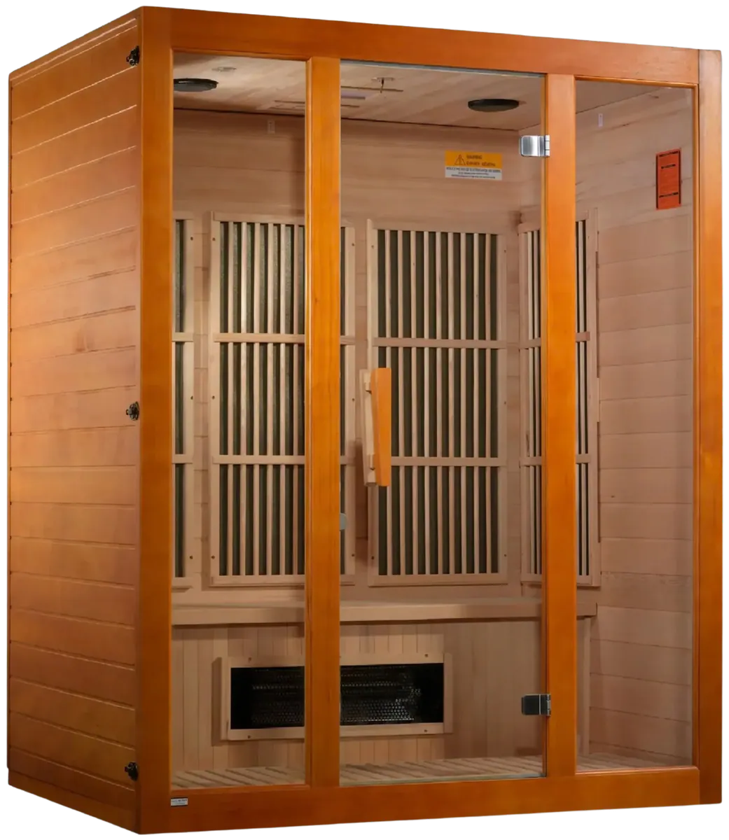 GoldenDesigns MX-J306-02S Maxxus "Alpine" Dual Techology Low EMF FAR IR Sauna (New)