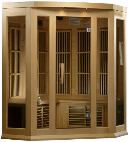 GoldenDesigns MX-K356-01 Hemlock LEMF Maxxus Far IR Sauna (New)