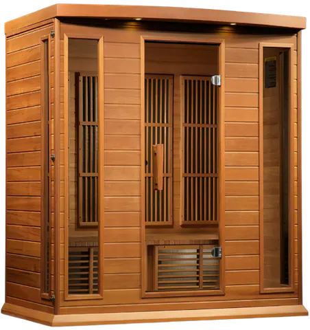 GoldenDesigns MX-K406-01 Red Cedar LEMF Maxxus Far IR Sauna (New)
