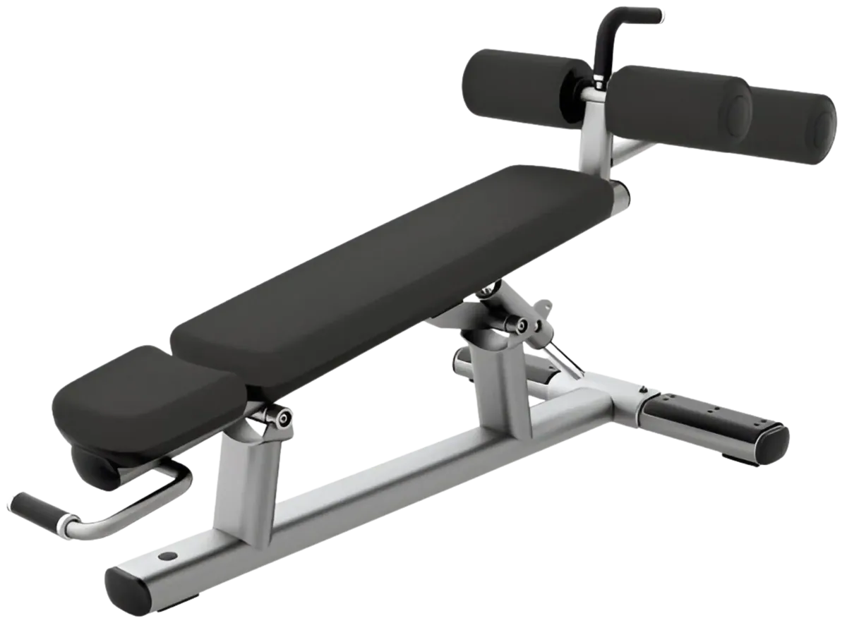 Life Fitness Signature Adj Decline Bench / Ab Crunch (Remanufactured)