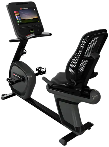 Star Trac 4 Series Recumbent Bike w/15" Embedded Display - Black (New)
