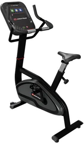 Star Trac 4 Series Upright Bike w/10" Touch Display - Black (New)
