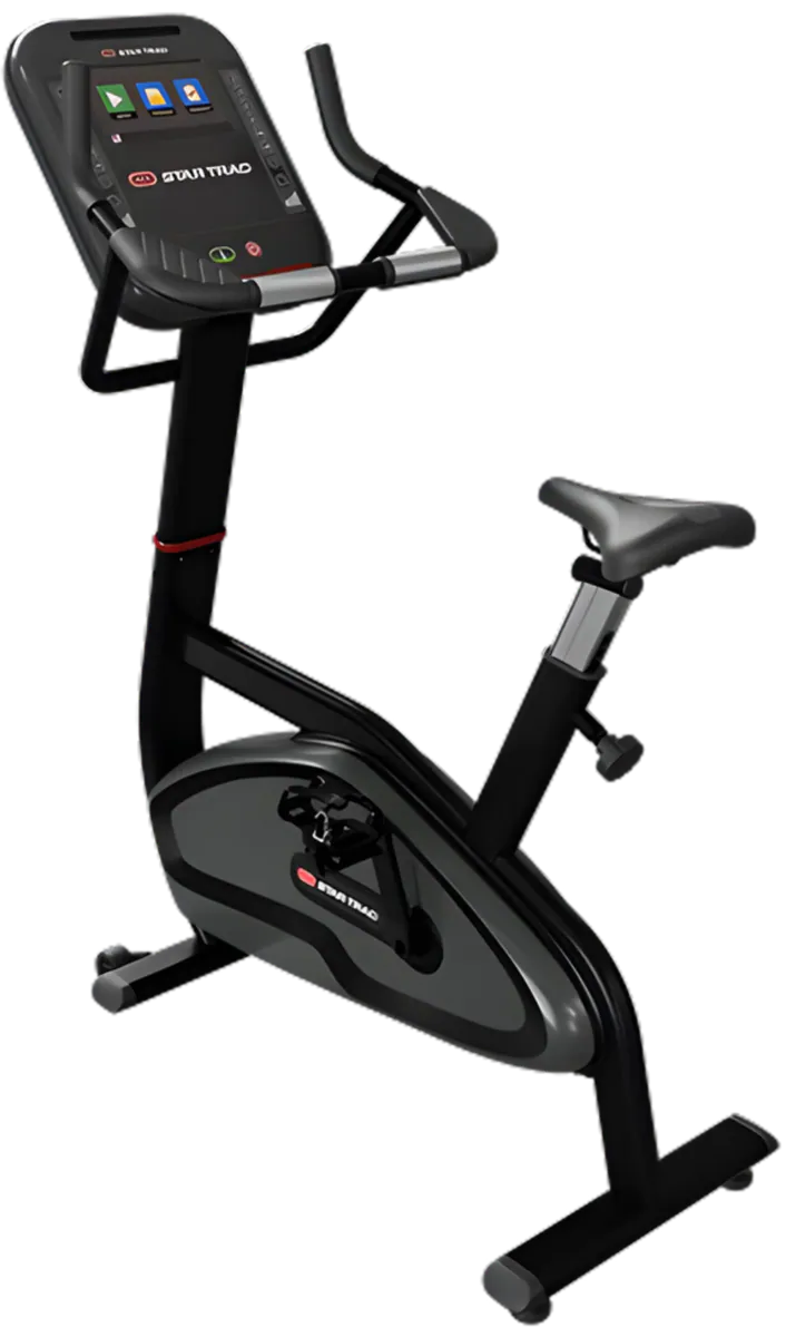 Star Trac 4 Series Upright Bike w/10" Touch Display - Black (New)