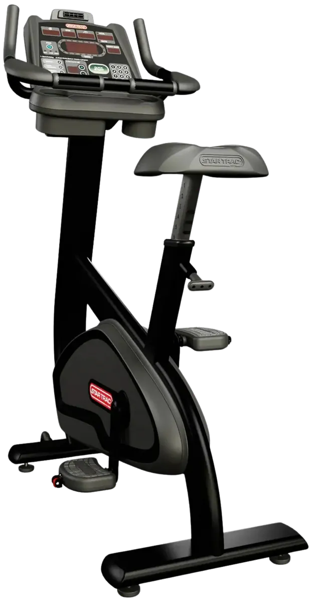 Star Trac S Series Upright Bike w/LCD - Black (New)