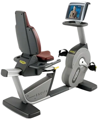 Technogym 700e Recumbent Recline Bike w/TV (Remanufactured)