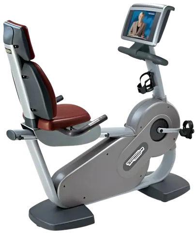 Technogym Excite 700e Recumbent Exercise Bike w/TV (Remanufactured)