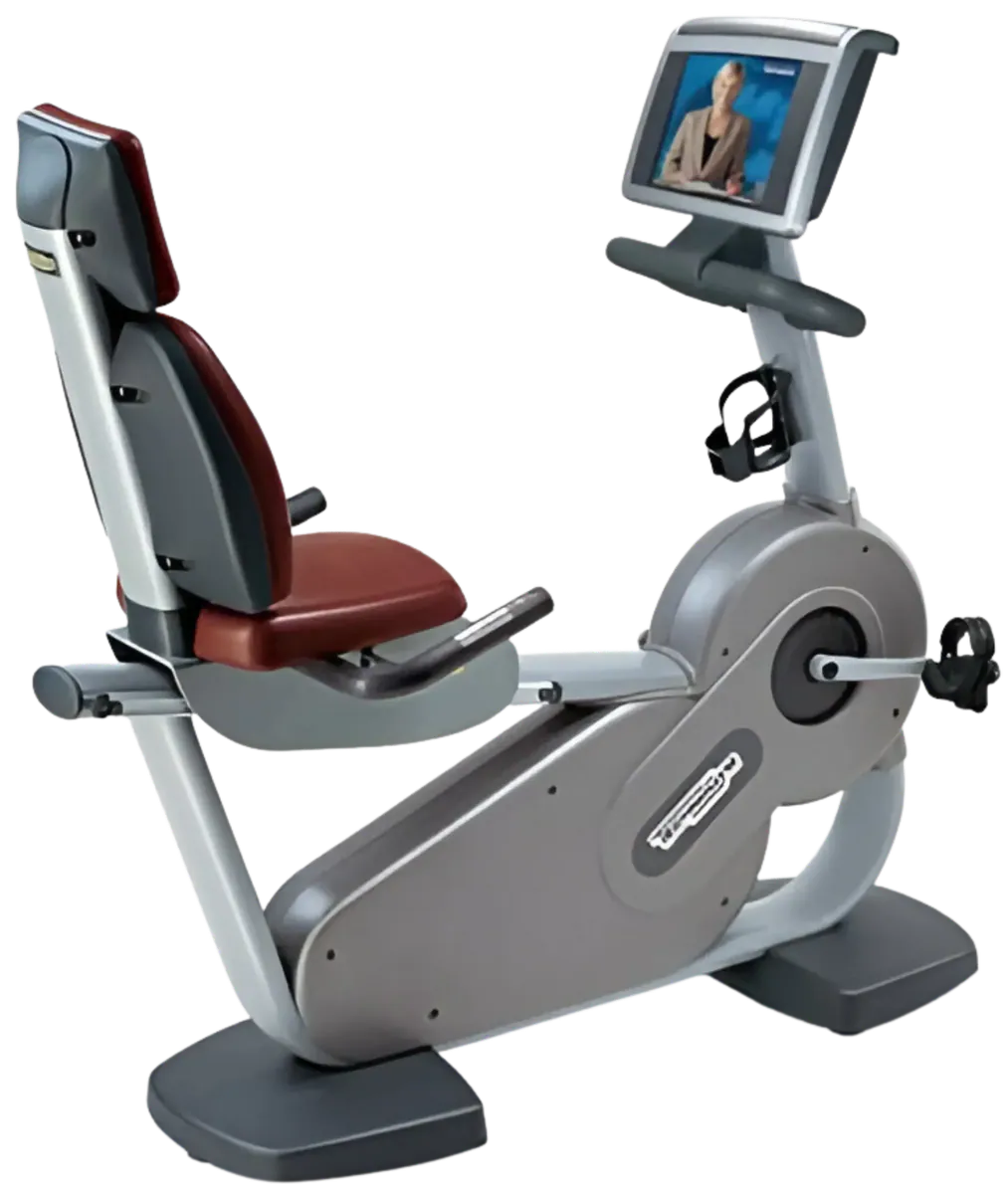Technogym Excite 700e Recumbent Exercise Bike w/TV (Remanufactured)