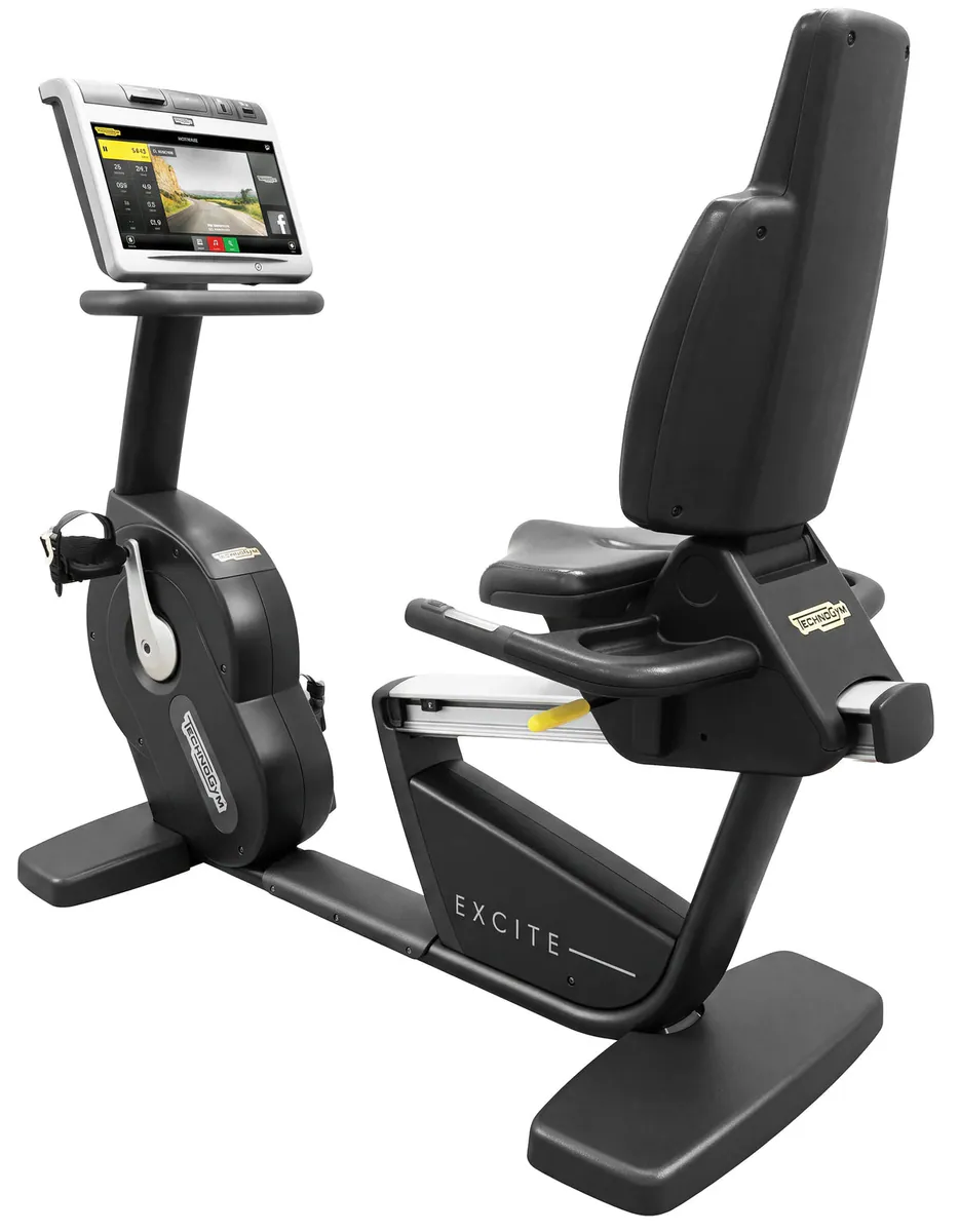 Technogym Excite Recline 700 Recumbent Bike w/Unity 2.0 Console (Remanufactured)