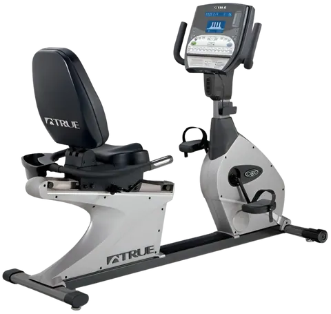 True Fitness CS800 Recumbent Bike w/ 2-Window LCD (Remanufactured)