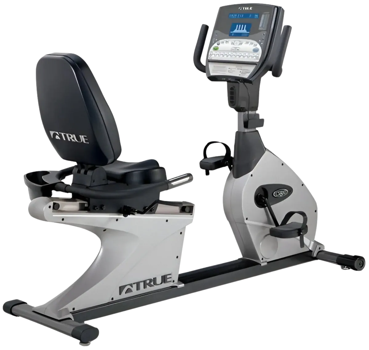True Fitness CS800 Recumbent Bike w/ 2-Window LCD (Remanufactured)