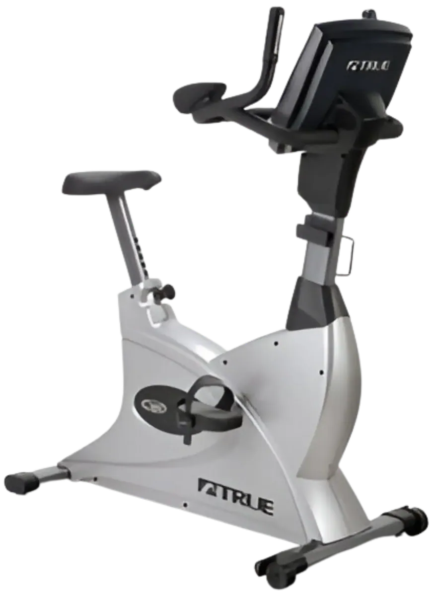True Fitness CS800 Upright Bike w/ 2-Window LCD (Remanufactured)